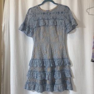 Blue lace dress NWT